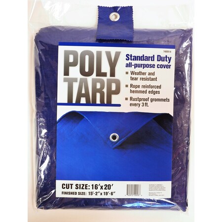 Projex Tarp Poly 16'X20' Blue KSA1620